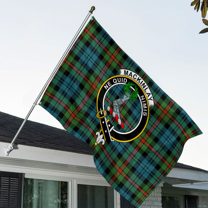 MacKinlay Ancient Clan Badge Tartan House Flag