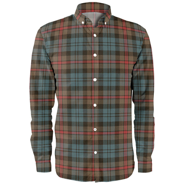 MacKinlay Weathered Clan Badge Tartan Long Sleeve Shirt