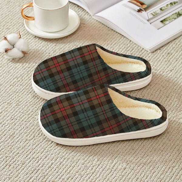 MacKinlay Weathered Clan Badge Tartan Plush Slipper