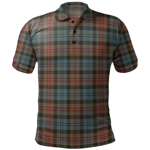 MacKinlay Weathered Clan Badge Tartan Polo Shirt