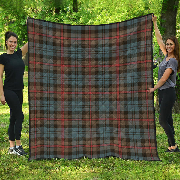 MacKinlay Weathered Clan Badge Tartan Premium Quilt