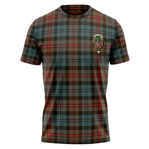 MacKinlay Weathered Clan Badge Tartan T-Shirt