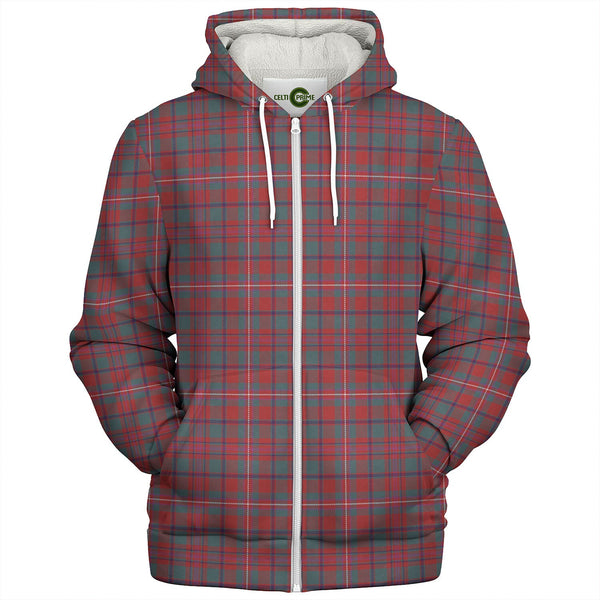 MacKinnon Weathered Tartan Sherpa Hoodie