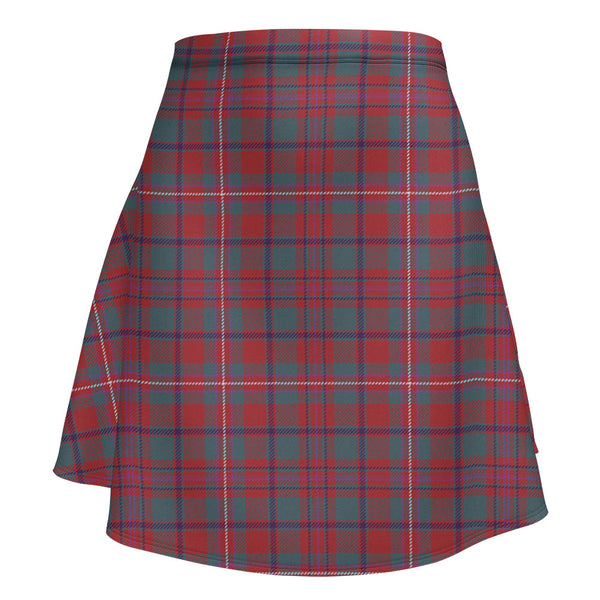 MacKinnon Weathered Clan Badge Tartan Flared Skirt