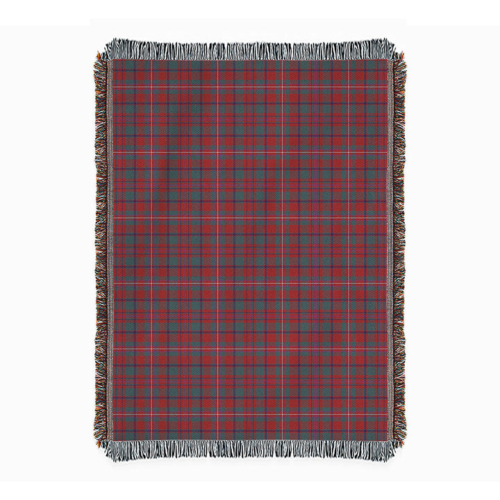 MacKinnon Weathered Clan Badge Tartan Woven Blanket