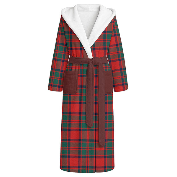 MacKintosh Modern Clan Badge Tartan Flannel Hooded Bathrobe