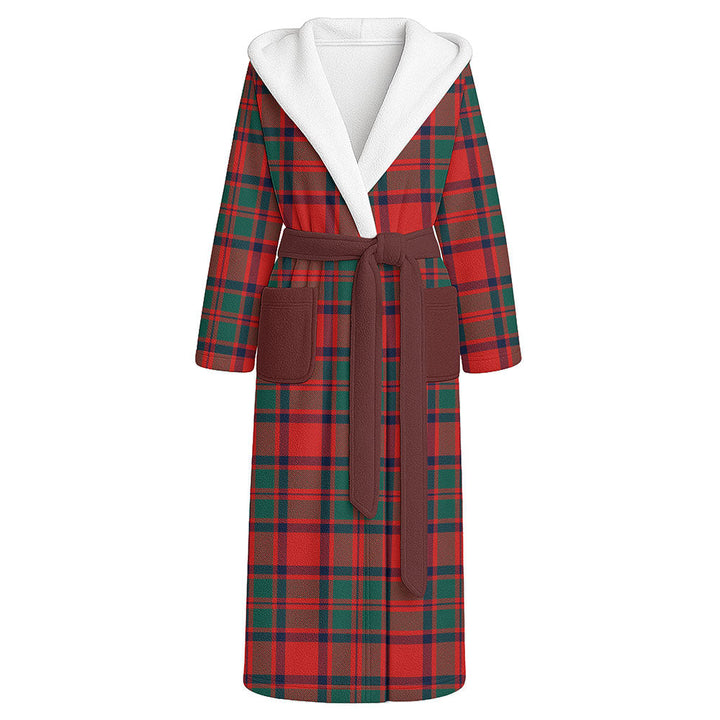 MacKintosh Modern Clan Badge Tartan Flannel Hooded Bathrobe
