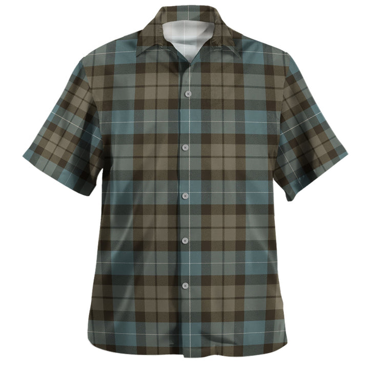 MacKirdy Weathered Clan Badge Tartan Hawaiian Shirt