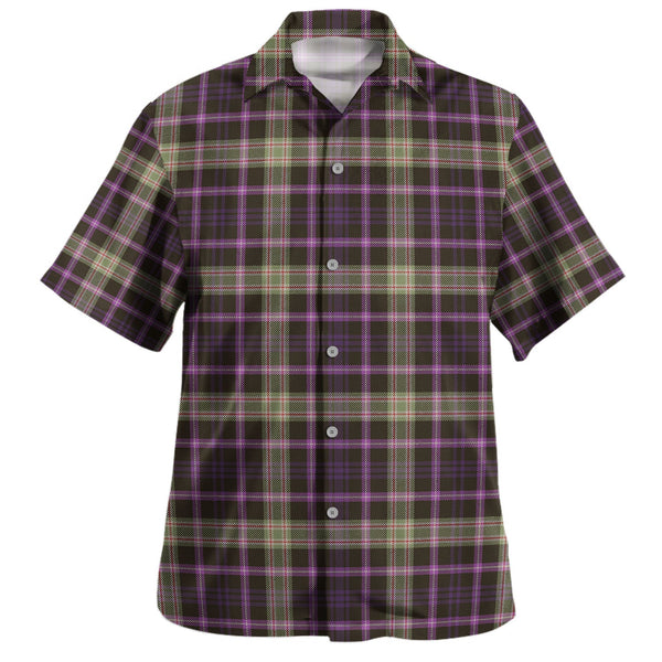MacKusick Weathered Tartan Hawaiian Shirt