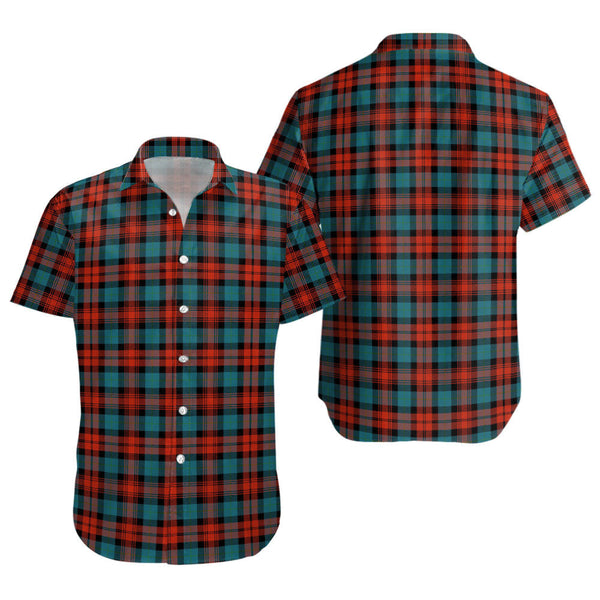 MacLachlan Ancient Clan Badge Tartan Short Sleeve Shirt