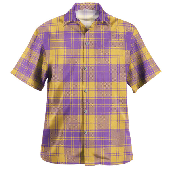 MacLachlan Chief-s Dress- Blue Ancient Tartan Hawaiian Shirt