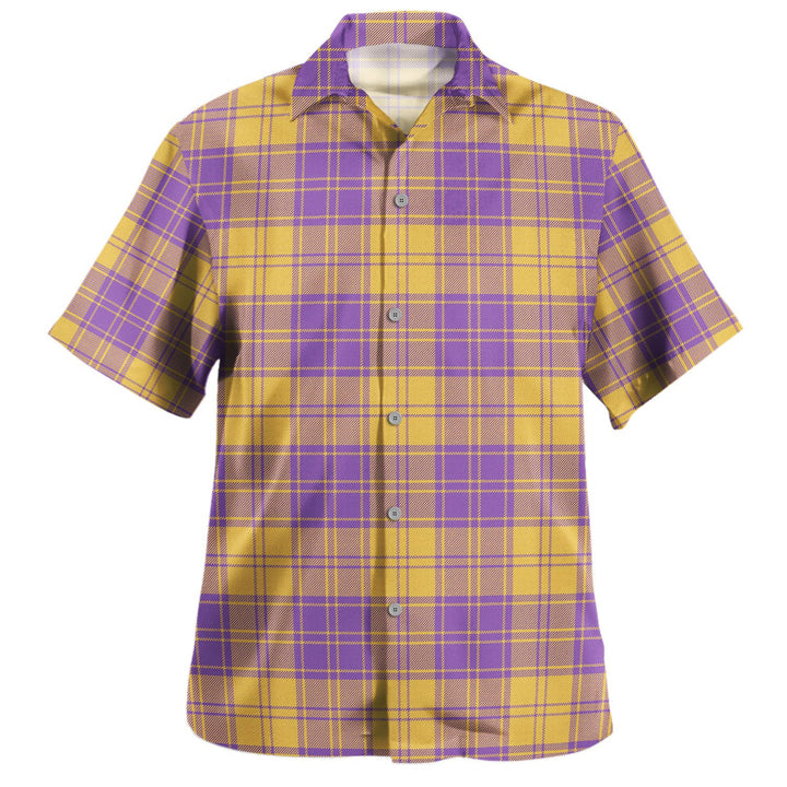 MacLachlan Chief-s Dress- Blue Ancient Tartan Hawaiian Shirt