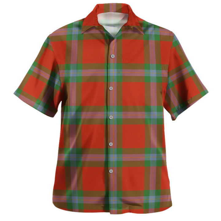 MacLaine of LochBuie (Cockburn) (MacLaine of LochBuie) Ancient Clan Badge Tartan Hawaiian Shirt