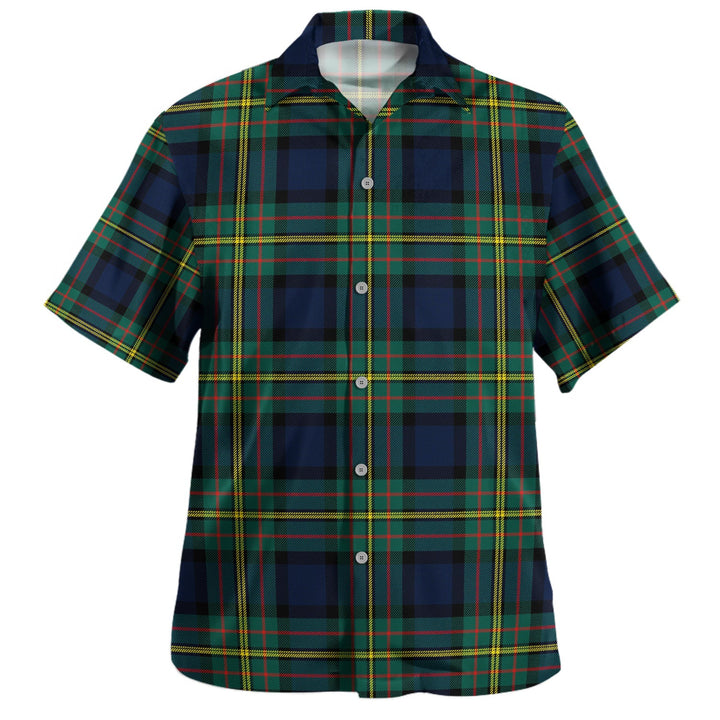 MacLaren Modern Clan Badge Tartan Hawaiian Shirt
