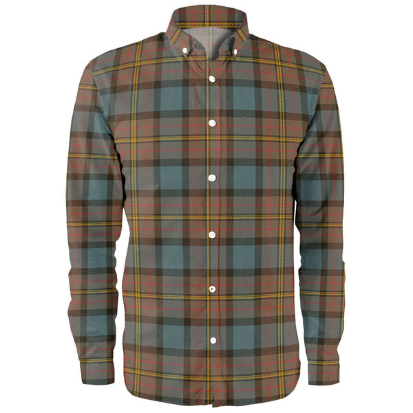 MacLaren Weathered Clan Badge Tartan Long Sleeve Shirt
