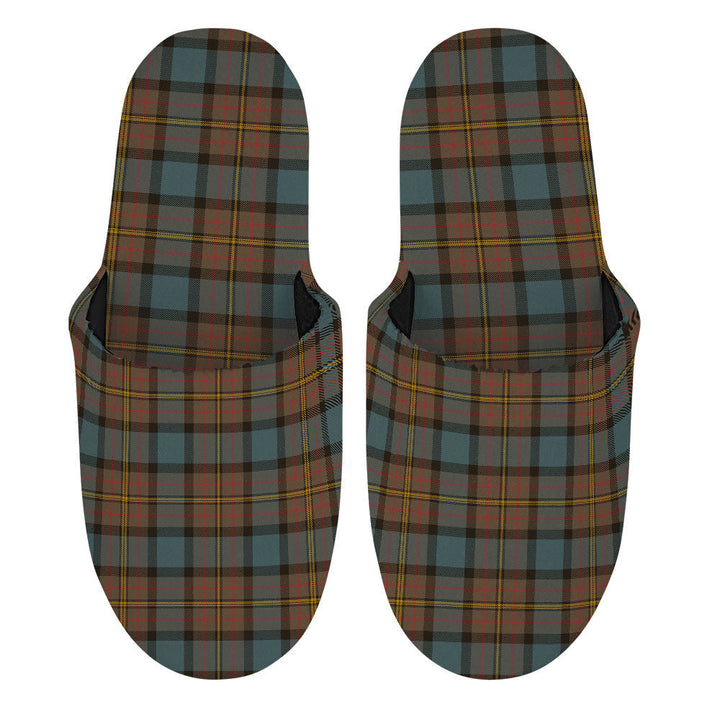 MacLaren Weathered Clan Badge Tartan Mop Slippers