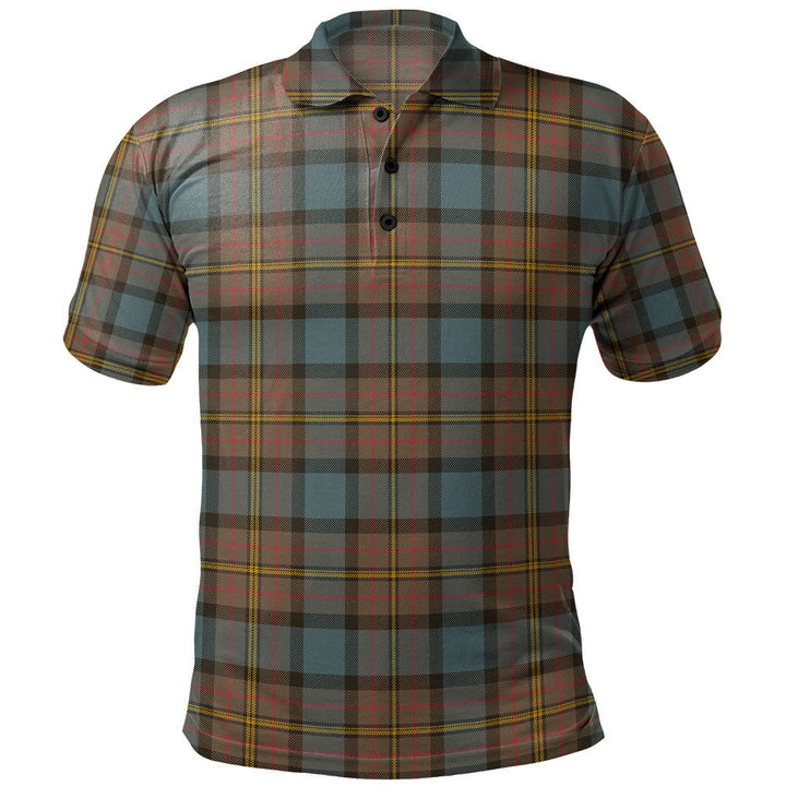 MacLaren Weathered Clan Badge Tartan Polo Shirt