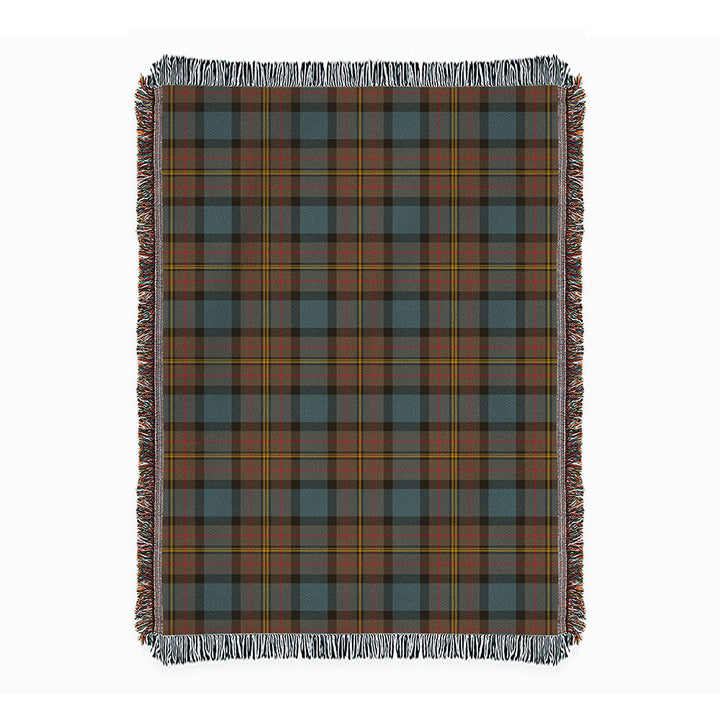 MacLaren Weathered Clan Badge Tartan Woven Blanket