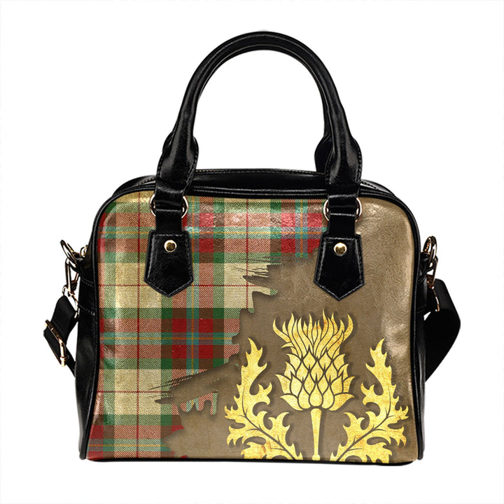 MacLean Dress (Lumsden) Modern Tartan Shoulder Handbag Thistle Oldest Style