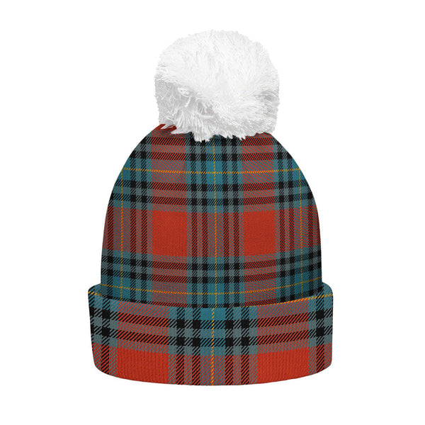 MacLeay Ancient Clan Badge Tartan Bobble Beanie Hat