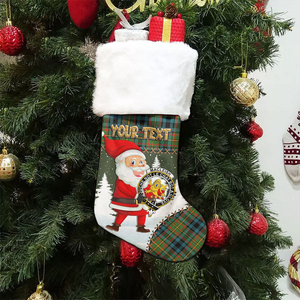 MacLeish Ancient Clan Badge Tartan Christmas Stocking Holiday Blessings Merry Christmas Joy