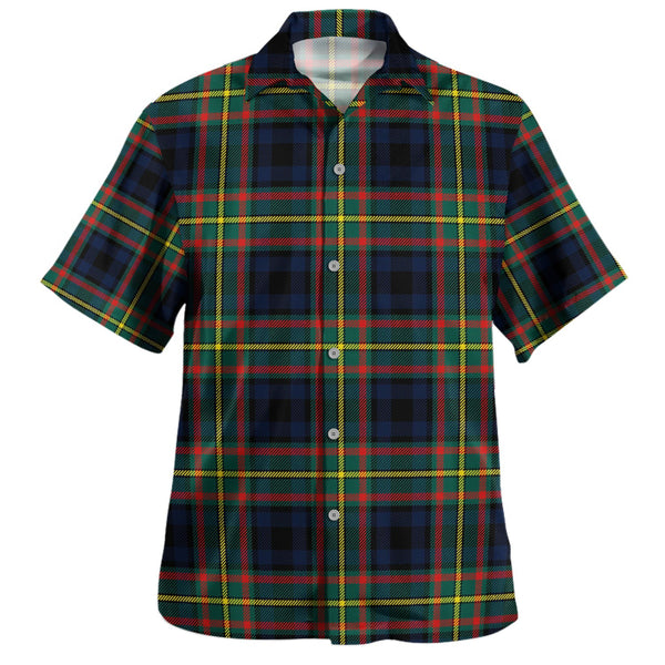 MacLeish Modern Clan Badge Tartan Hawaiian Shirt