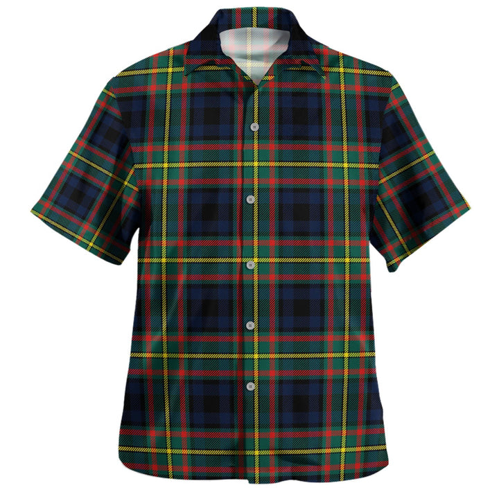 MacLeish Modern Clan Badge Tartan Hawaiian Shirt