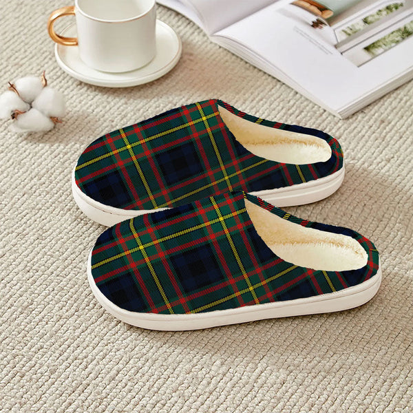MacLeish Modern Clan Badge Tartan Plush Slipper