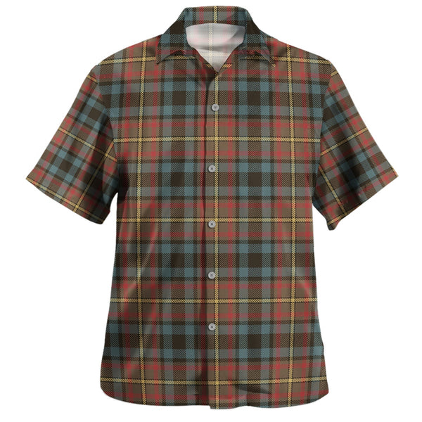 MacLeish Weathered Clan Badge Tartan Hawaiian Shirt