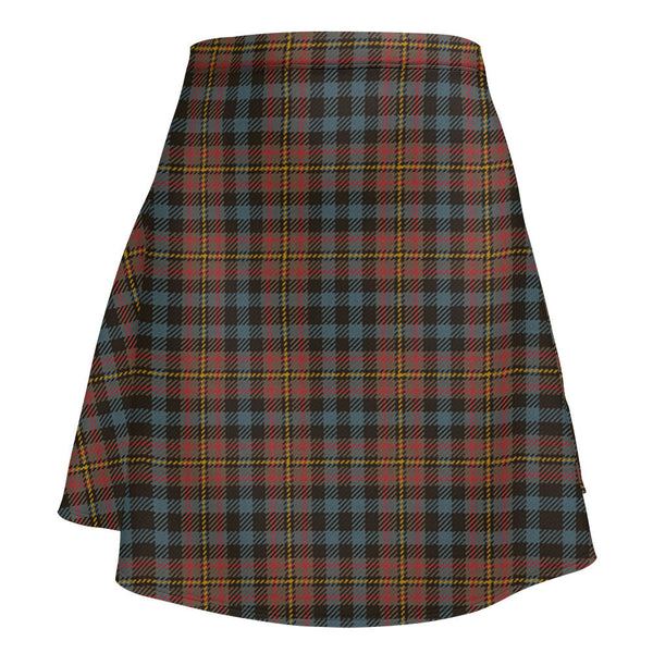 MacLellan Weathered Clan Badge Tartan Flared Skirt