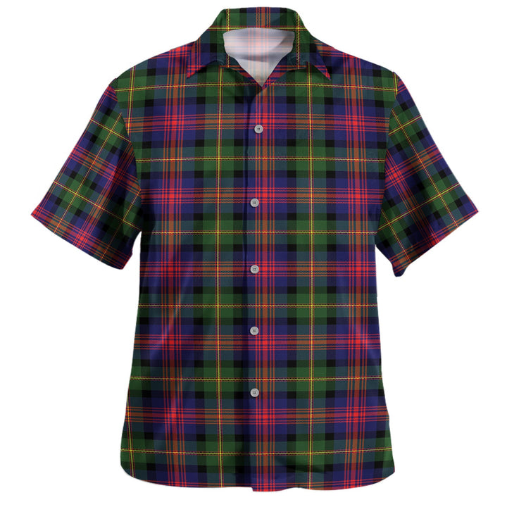 MacLennan Clan Badge Tartan Hawaiian Shirt