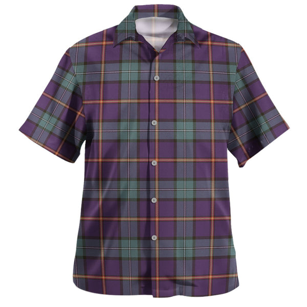MacLeod German Weathered Tartan Hawaiian Shirt