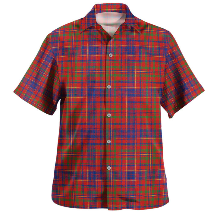 MacLeod Red Modern Clan Badge Tartan Hawaiian Shirt