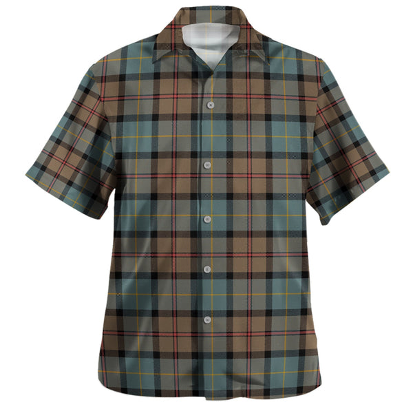 MacLeod of Assynt Weathered Clan Badge Tartan Hawaiian Shirt
