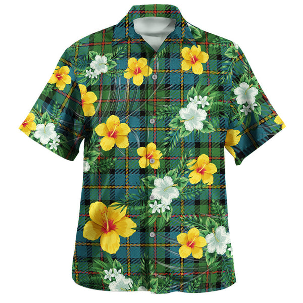 MacLeod of Harris (MacLeod Hunting) Ancient Clan Badge Tartan Hawaiian Shirt Summer Vibes Style