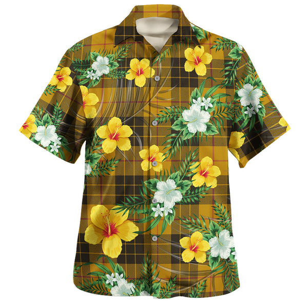 MacLeod of Lewis Weathered Clan Badge Tartan Hawaiian Shirt Summer Vibes Style