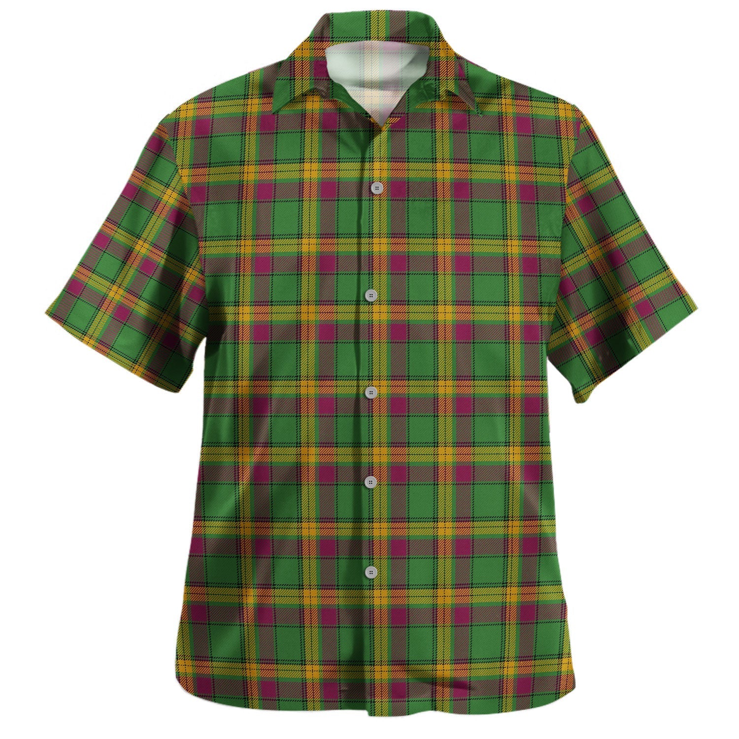 Scottish Tartan MacCallum Ancient Clan Hawaiian Shirt Plaid Style main image 1