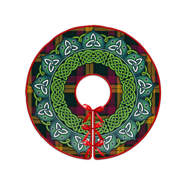 MacMillan Modern Clan Badge Tartan Christmas Tree Skirt Heritage Holiday Decor