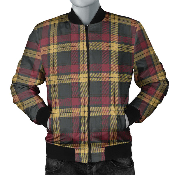 MacMillan Weathered Clan Badge Tartan Bomber Jacket