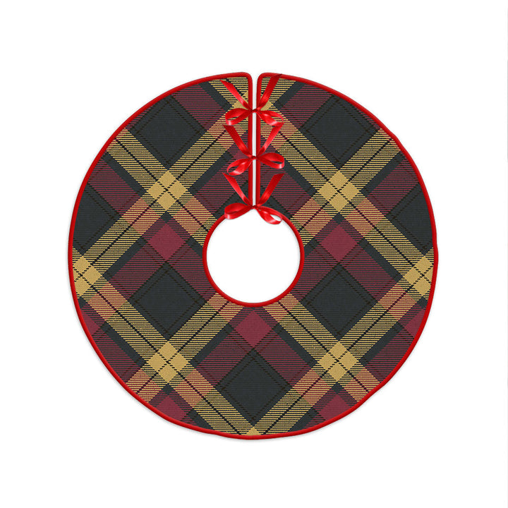 MacMillan Weathered Clan Badge Tartan Christmas Tree Skirt