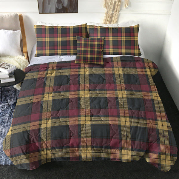 MacMillan Weathered Clan Badge Tartan Comforter