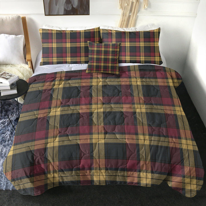 MacMillan Weathered Clan Badge Tartan Comforter