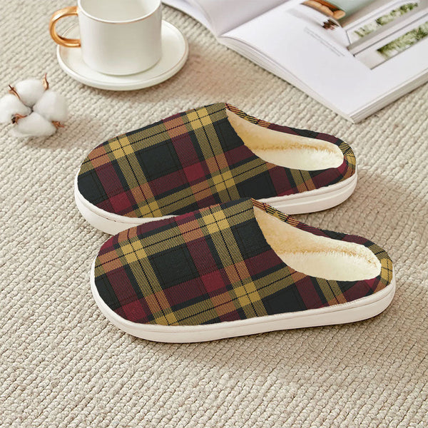MacMillan Weathered Clan Badge Tartan Plush Slipper