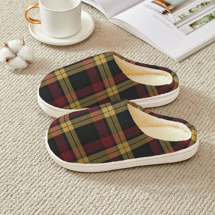 MacMillan Weathered Clan Badge Tartan Plush Slipper