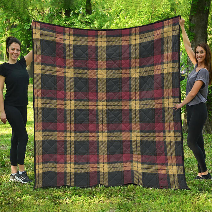 MacMillan Weathered Clan Badge Tartan Premium Quilt