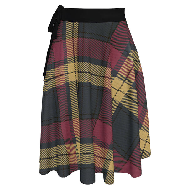 MacMillan Weathered Tartan Wrap Skirt