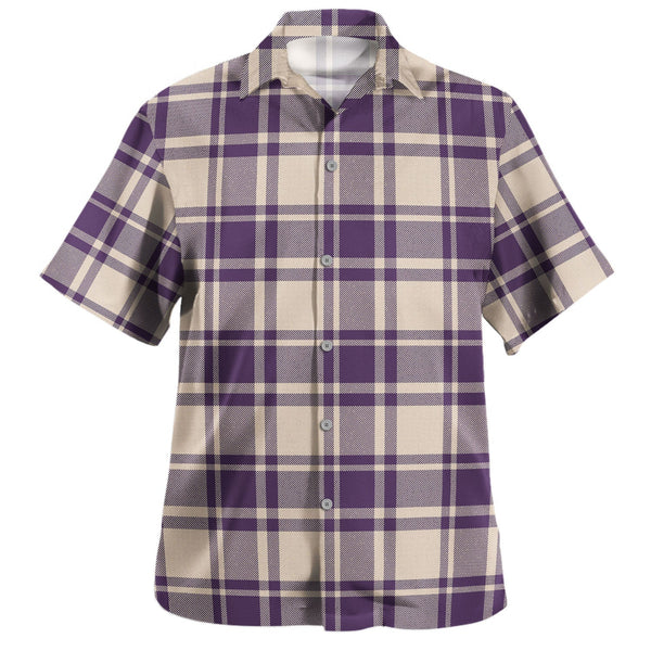 MacMugen Weathered Tartan Hawaiian Shirt