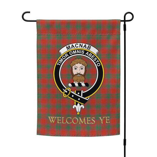 MacNab Ancient Clan Badge Tartan Garden Flag