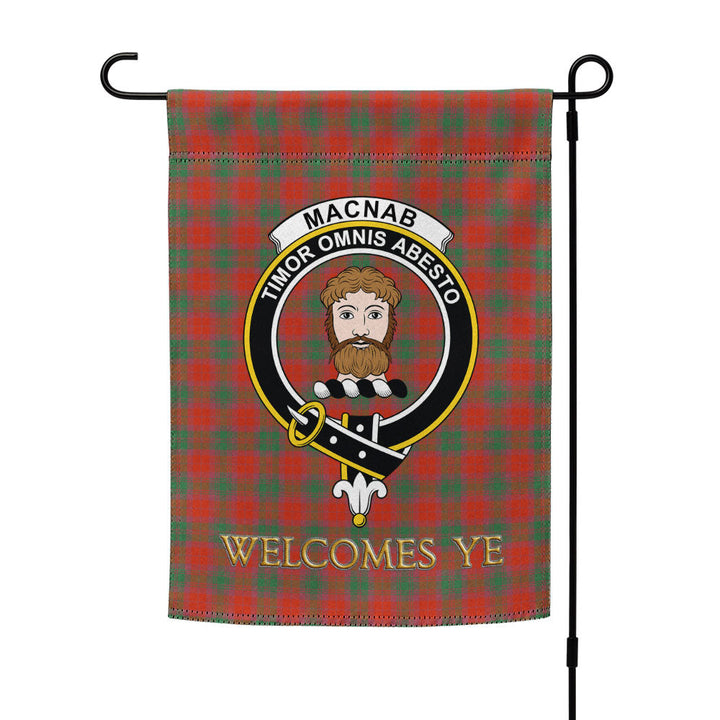 MacNab Ancient Clan Badge Tartan Garden Flag