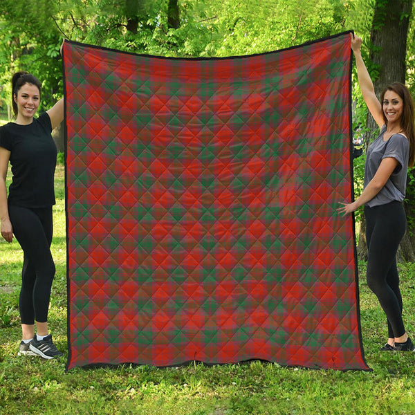 MacNab Ancient Clan Badge Tartan Premium Quilt